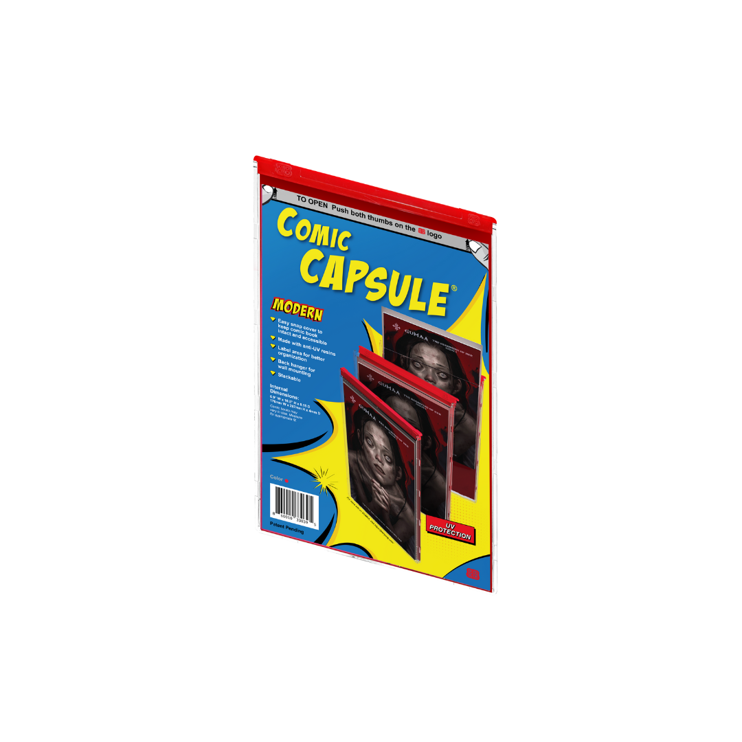 Red Modern Size ComicCapsule