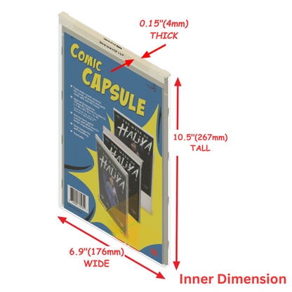 Clear Modern Size ComicCapsule