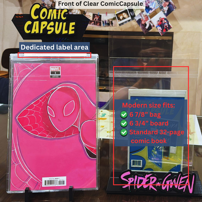 Clear Modern Size ComicCapsule